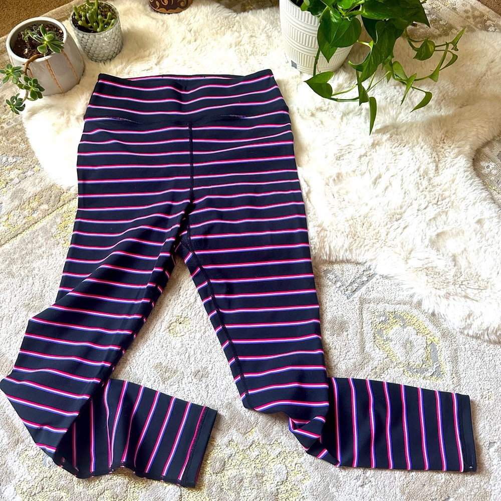 Spiritual Gangster Striped Leggings NWOT